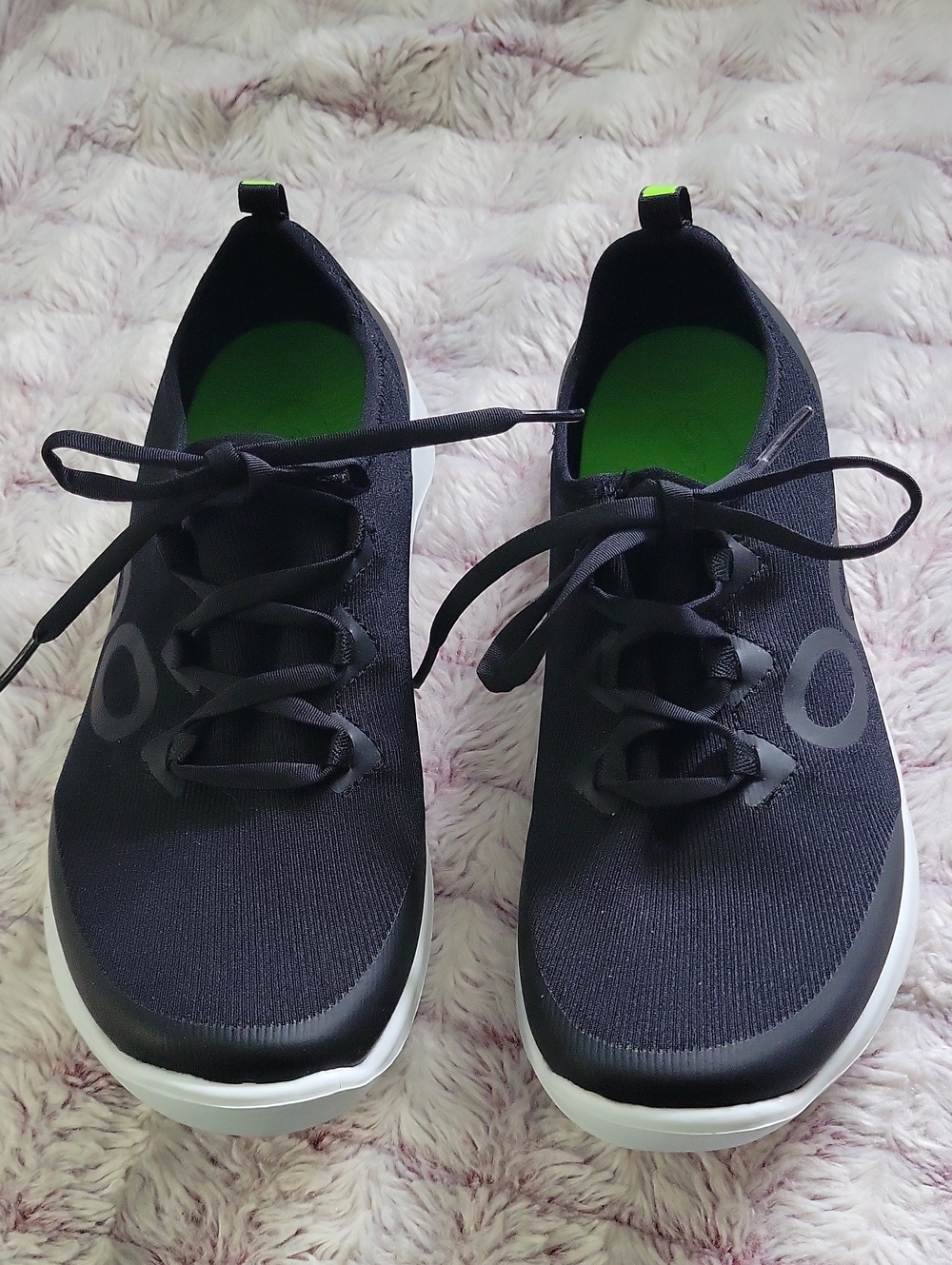 OOFOS OOmg Sport LS Low Recovery Shoes Black Women's 9 EU 40 EUC Comfort